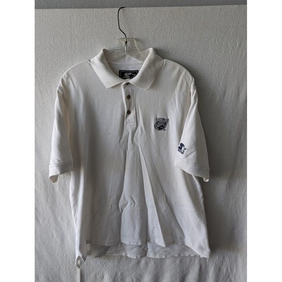 STARTER Other - Vintage Starter Penn State Nittany Lions Polo Shirt White Men's Size Large